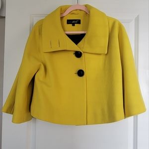 Cropped Yellow Coat